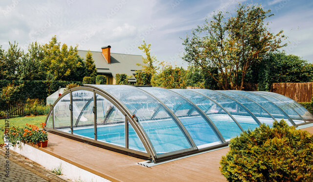 Bazénové zastřešení